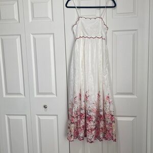 Long floral dress, only worn once